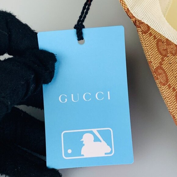 NWT Gucci MLB Dodgers GG Canvas Baseball Cap Beige Size 57-61cm - Picture 10 of 13